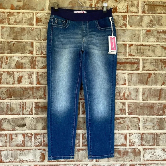 Seven7 Girls Knit Waist Straight Leg Jeans NWT - Picture 1 of 9